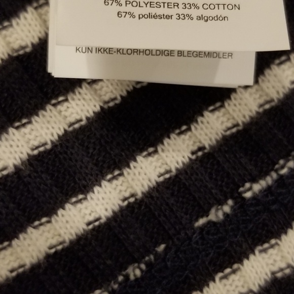 Micheal kors Black & White Strip Knit Dress - Picture 6 of 7